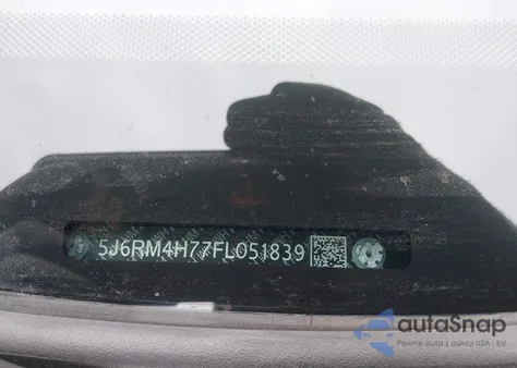 2015 Honda Cr-V Ex-L из США, поврежденный, VIN 5J6RM4H77FL051839